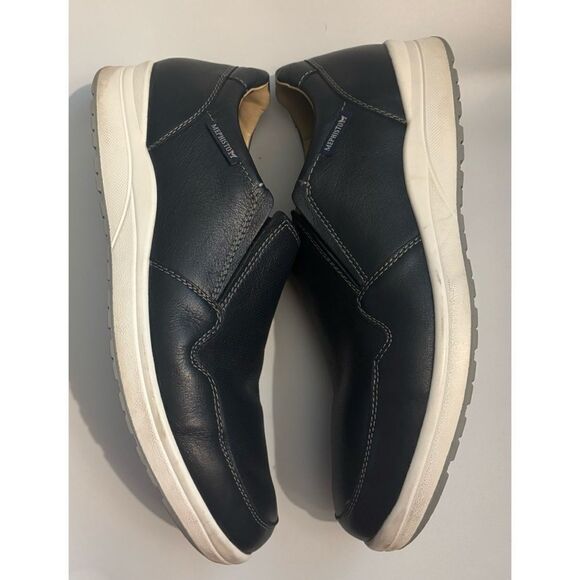 Mephisto Valter Leather Slip on loafers in Navy Size 10.5 main image 7
